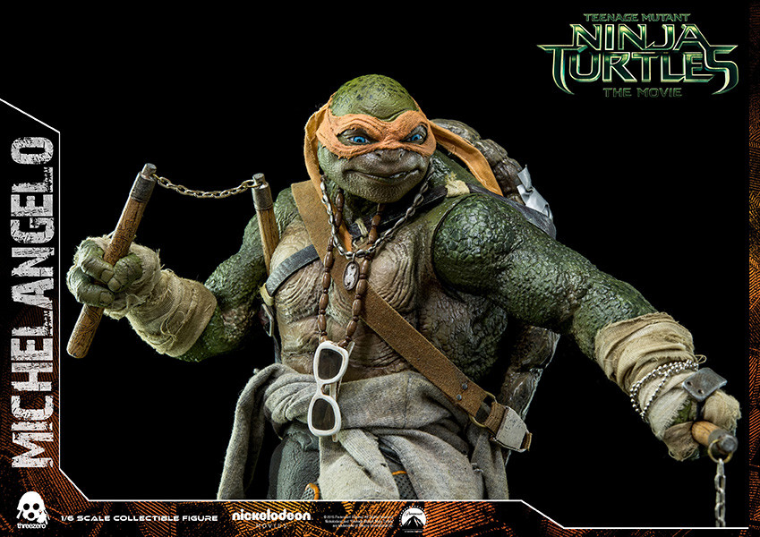 Teenage Mutant Ninja Turtles(ミュータント・タートルズ) Michelangelo(ミケランジェロ) 1/6 可動フィギュア