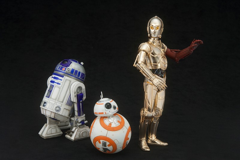 ARTFX+ スター・ウォーズ/フォースの覚醒 R2-D2 & C-3PO with BB-8 1/10 簡易組立キット
