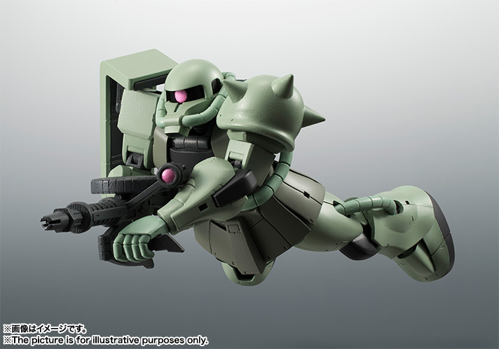 ROBOT魂 [SIDE MS] 機動戦士ガンダム MS-06 量産型ザク ver. A.N.I.M.E. 可動フィギュア