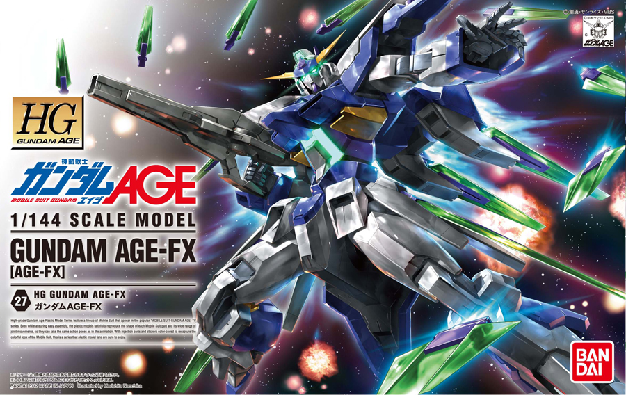 HG 『機動戦士ガンダムAGE』 1/144 ガンダムAGE-FX プラモデル