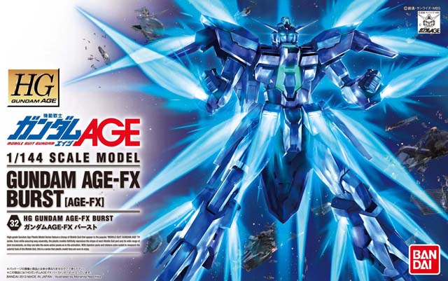 HG 『機動戦士ガンダムAGE』 1/144 ガンダムAGE-FX バースト プラモデル