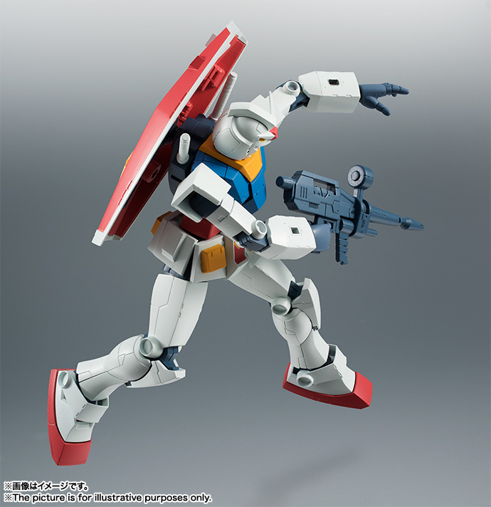 ROBOT魂 〈SIDE MS〉 『機動戦士ガンダム』 RX-78-2 ガンダム ver. A.N.I.M.E. 可動フィギュア