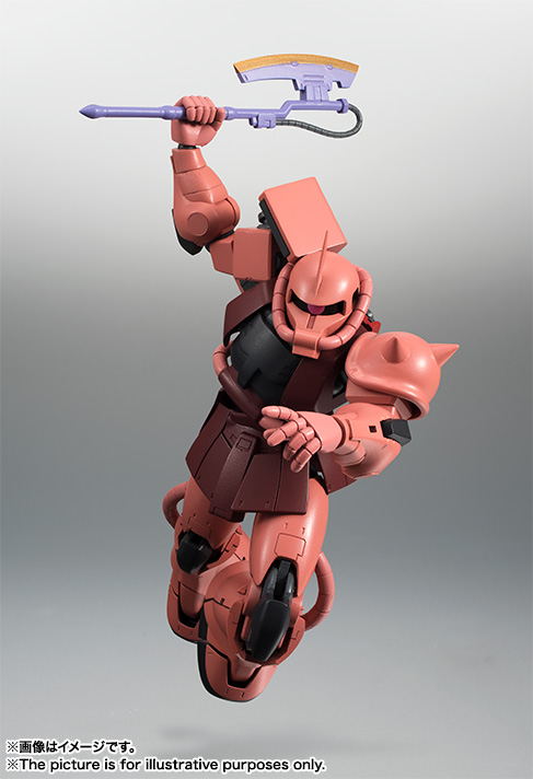 ROBOT魂 〈SIDE MS〉 『機動戦士ガンダム』 MS-06S シャア専用ザク ver. A.N.I.M.E. 可動フィギュア