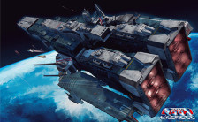 超時空要塞マクロス 1/4000 SDF-1 マクロス要塞艦 w/プロメテウス&ダイダロス プラモデル
