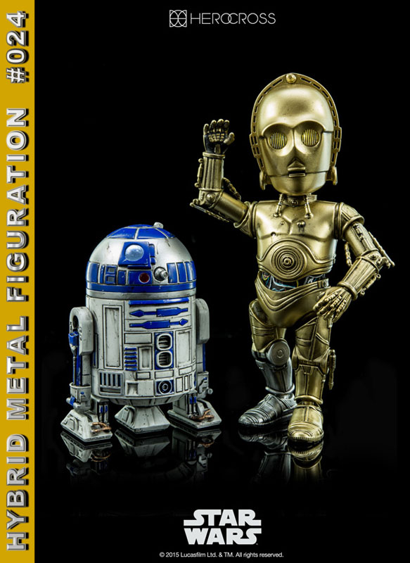 ハイブリッド・メタル・フィギュレーション #024 スター・ウォーズ C-3PO & R2-D2