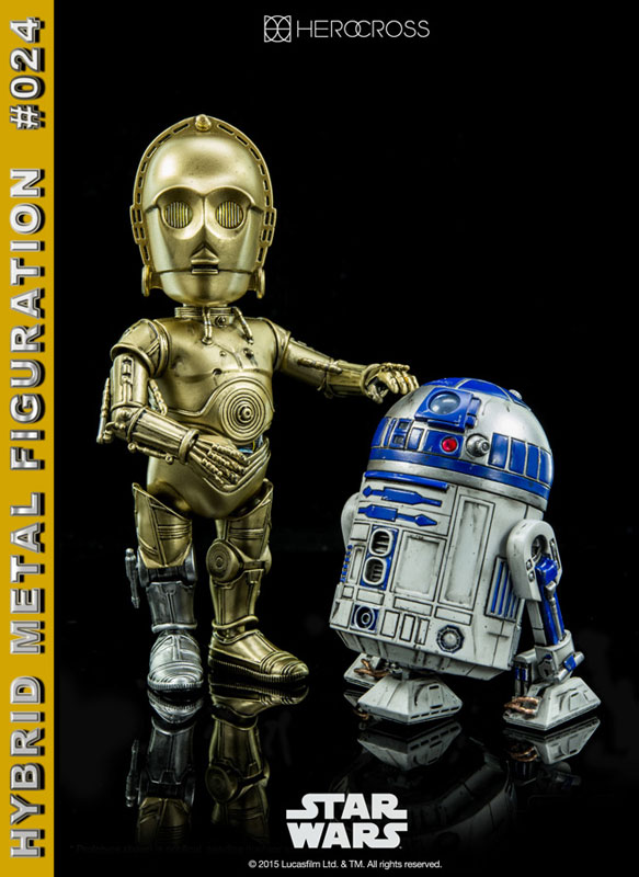 ハイブリッド・メタル・フィギュレーション #024 スター・ウォーズ C-3PO & R2-D2
