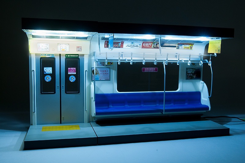内装模型シリーズ 1/12 通勤電車(青色シート)