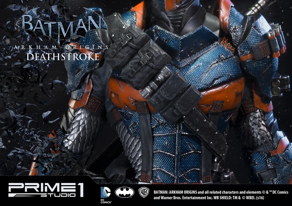 ミュージアムマスターライン 『バットマン：アーカム・ビギンズ』 デスストローク 1/3 ポリストーン スタチュー EX版