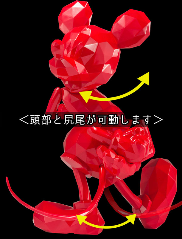 POLYGO Mickey Mouse RED(ポリゴ ミッキーマウス レッド) ノンスケール 完成品フィギュア