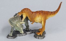miniQ ミニチュアキューブ002 白亜紀の対決！ ティラノサウルスvsトリケラトプス