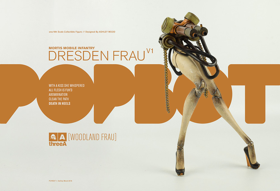 THE WORLD OF POPBOT(ワールド・オブ・ポップボット) Dresden Frau Woodlands Frau(ドレスデンフラウ・ウッドランズフラウ) 1/6 可動フィギュア