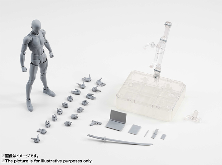 S.H.フィギュアーツ ボディくん DX SET(Gray Color Ver.) 可動フィギュア