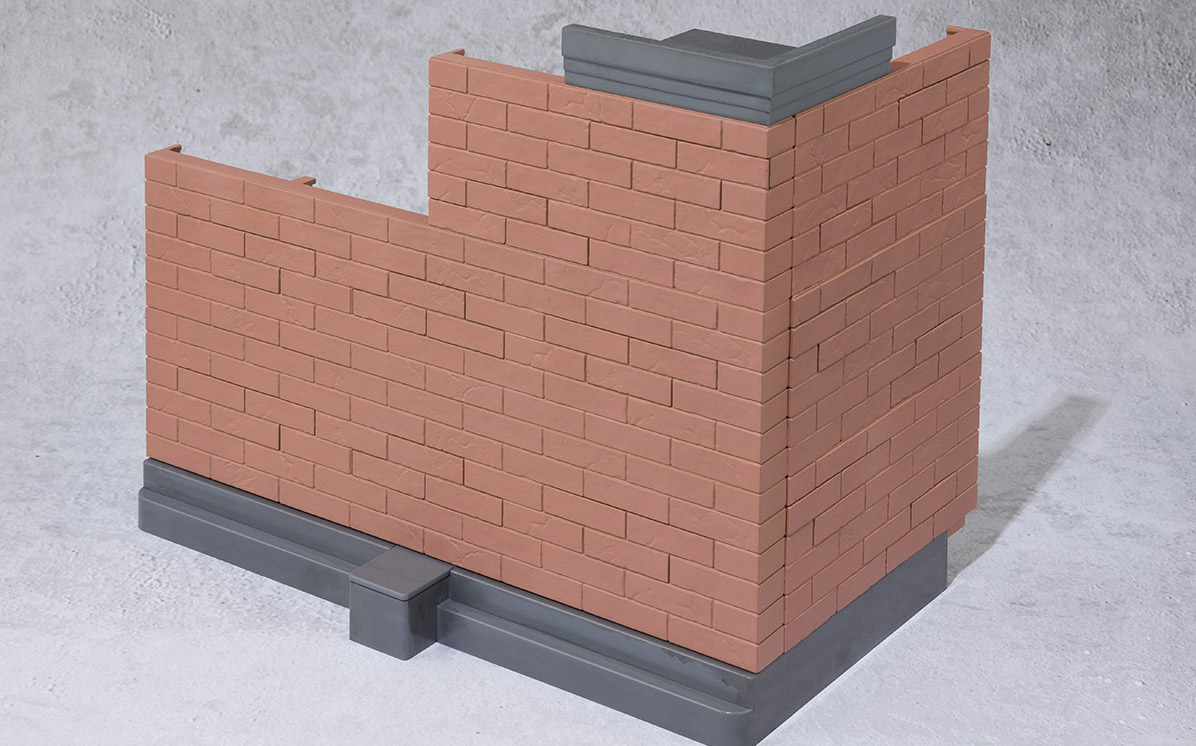 魂OPTION Brick Wall(Brown ver.)